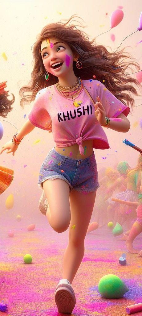 Khushi Name Holi